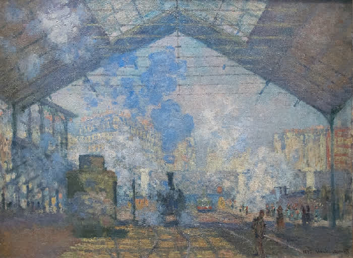 Claude Monet, "La Gare Saint-Lazare"