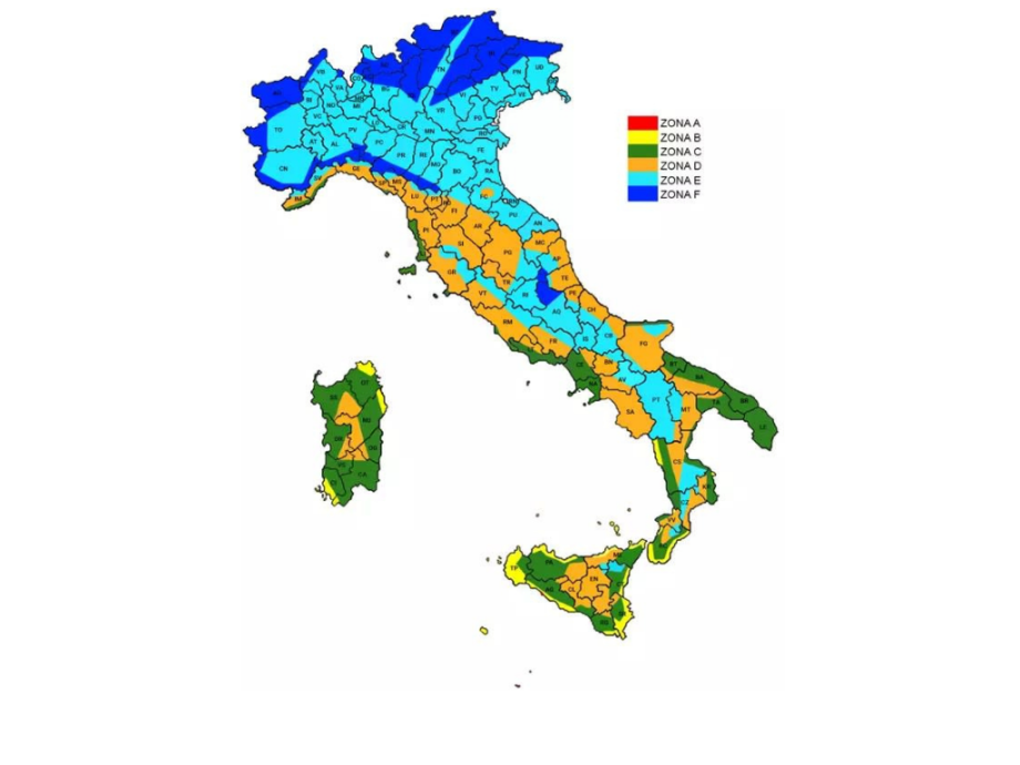 Mappa Climatica Itala