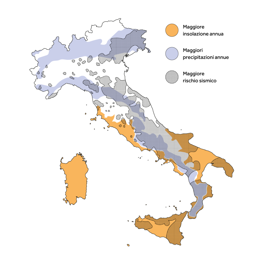 Immagine cartina Italia trasparente