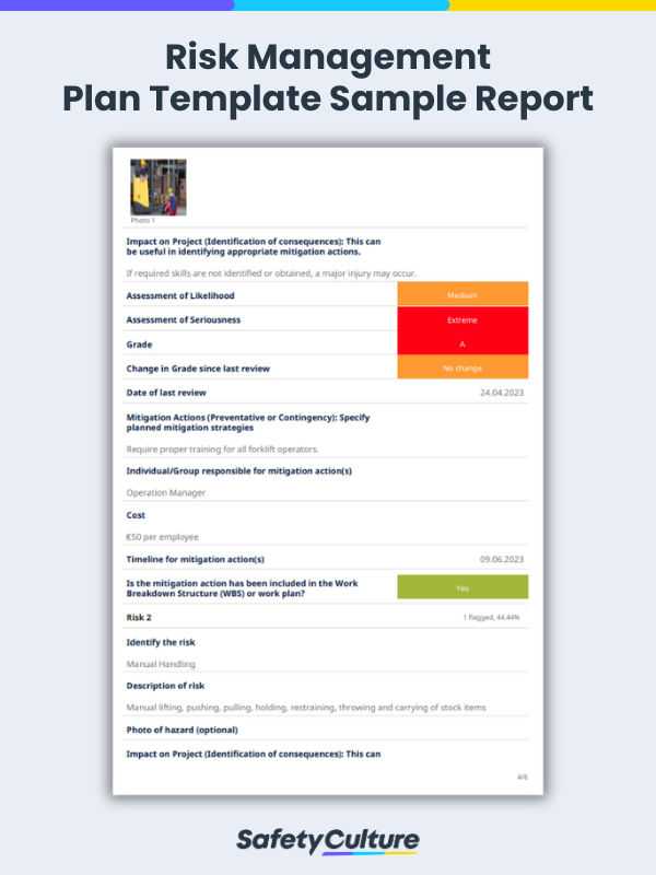 Client Risk Management Plan Risk Management Plan Template Risk Management Plan For Restaurant Pdf
