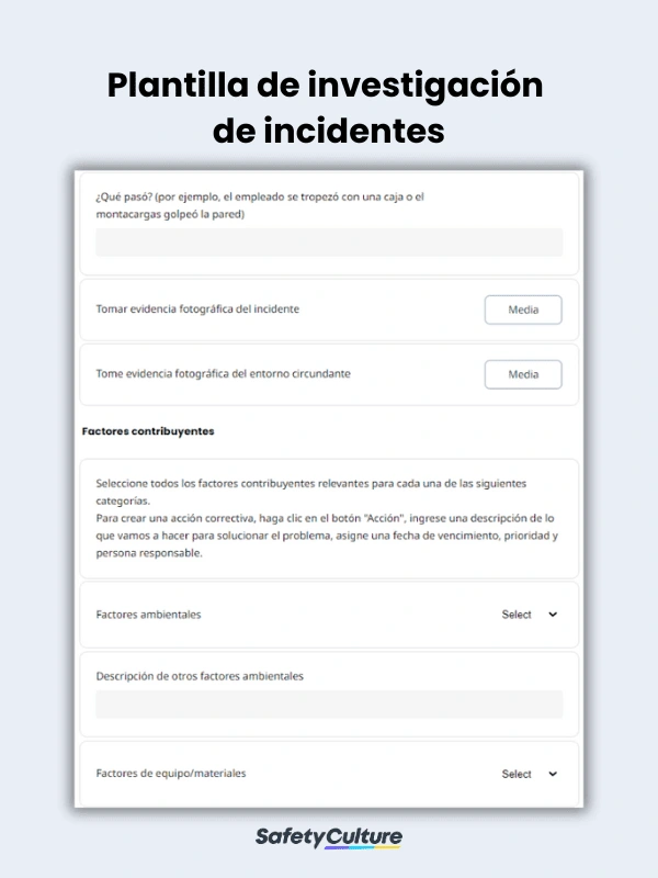 Incident Investigation Checklist