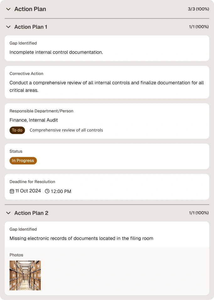 Compliance Gap Analysis Template