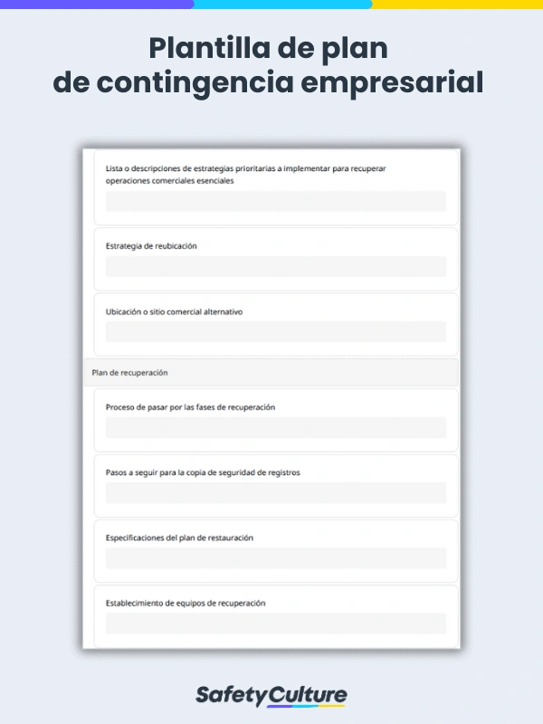 Contingency Plan Template