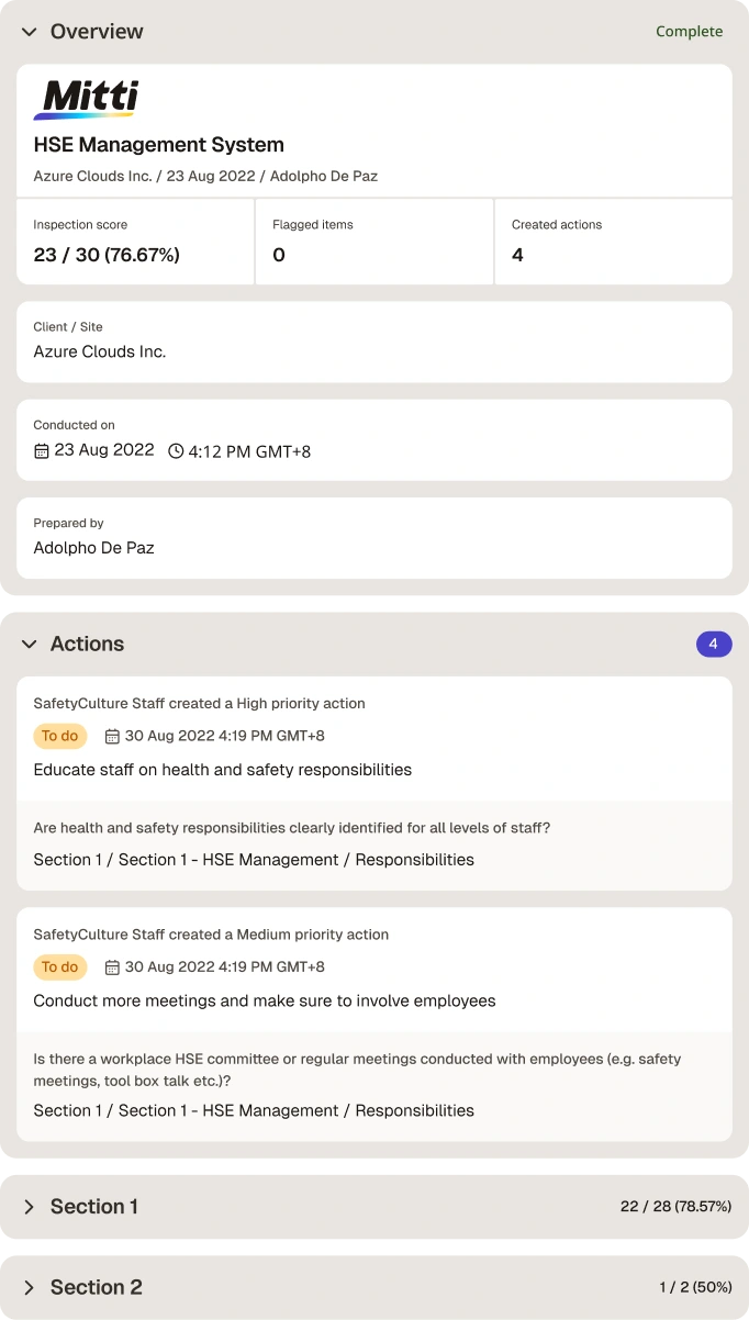 HSE Management System Template