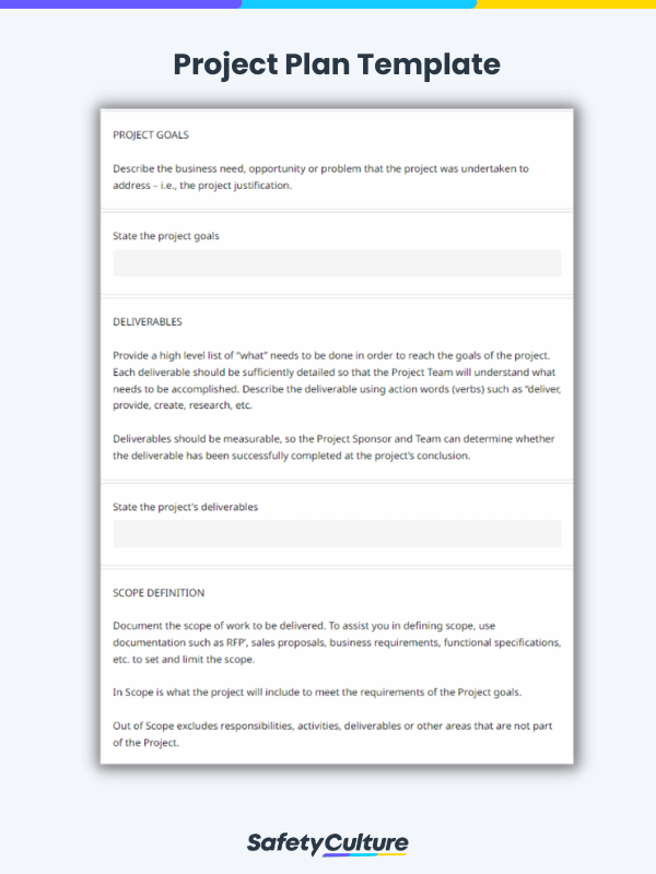 Project Plan Template