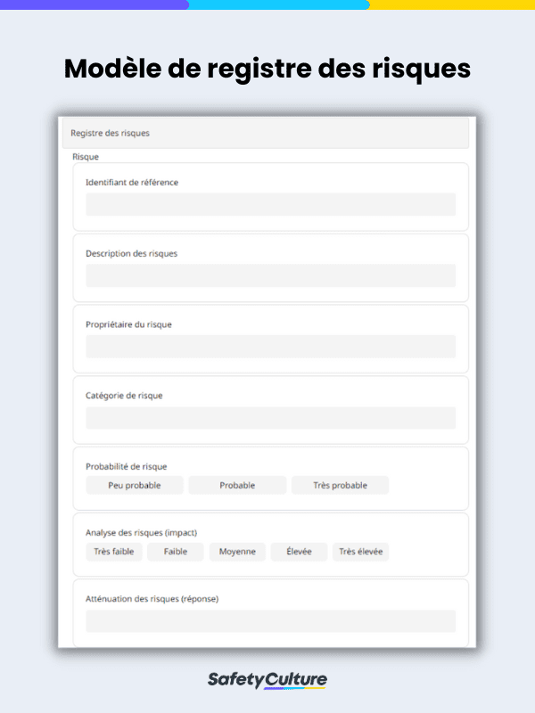 Risk Register Template