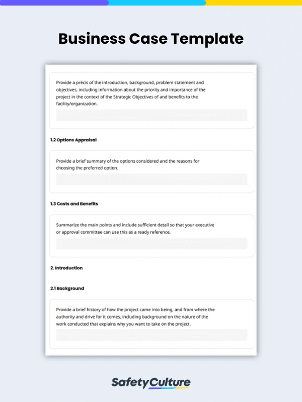Business Case Template