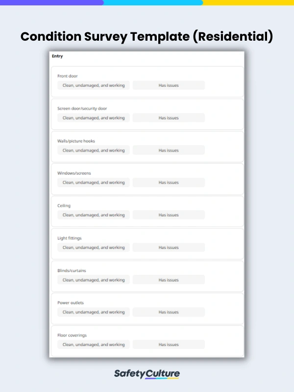 condition survey template