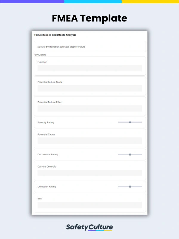 FMEA Template