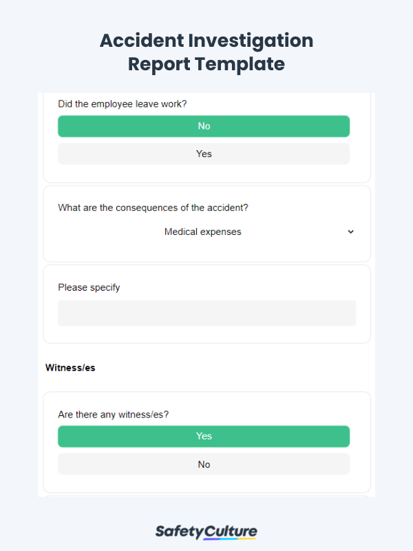 accident investigation form