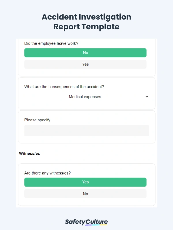 accident investigation form