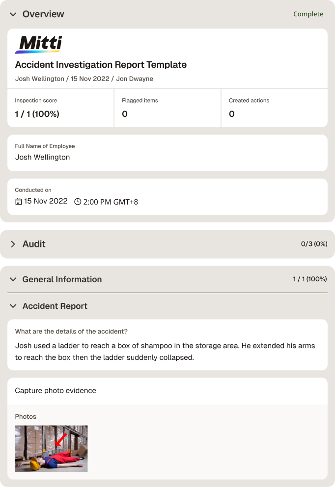 Accident Investigation Report Template