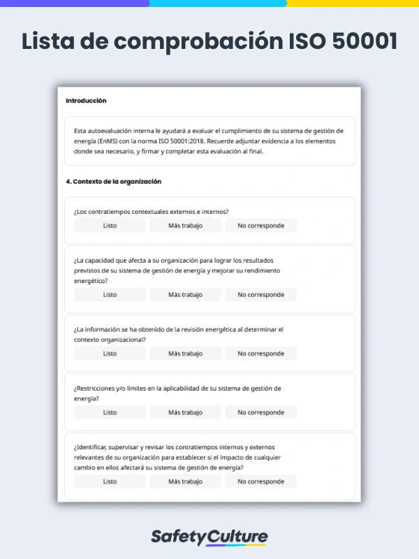 ISO 50001 Checklist