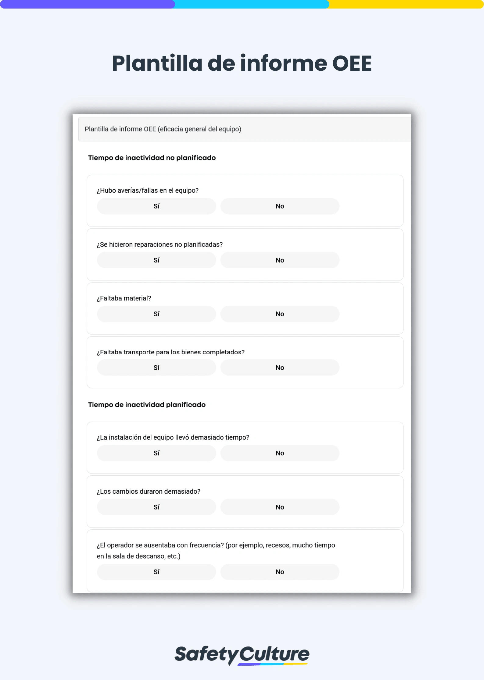 OEE Report Template