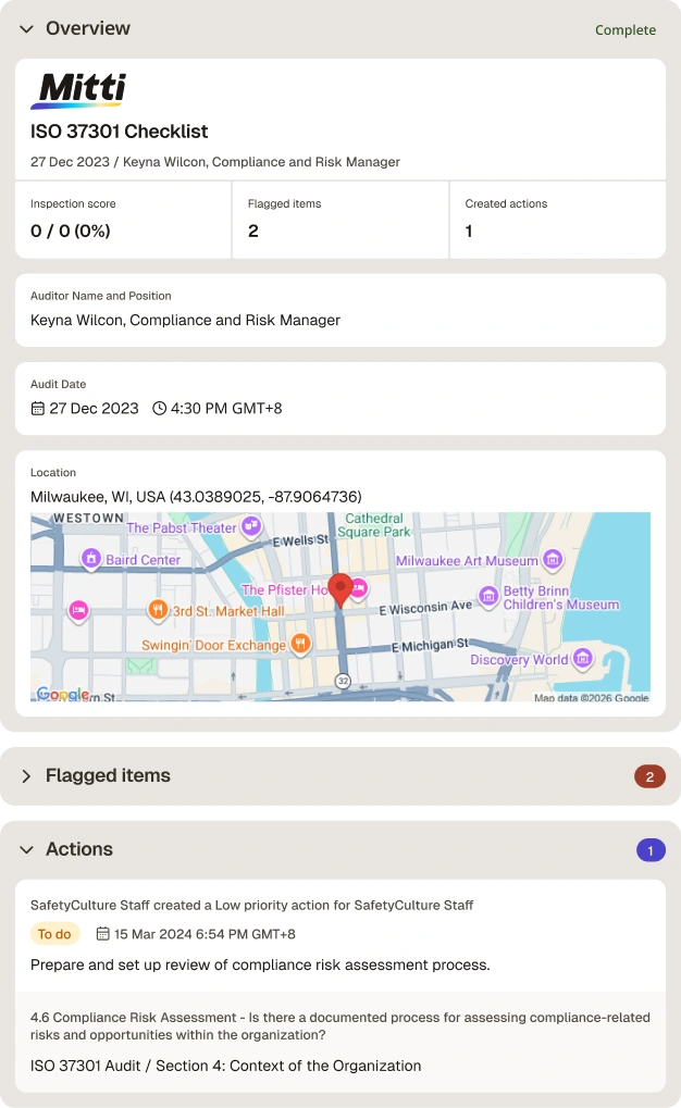 ISO 37301 Checklist