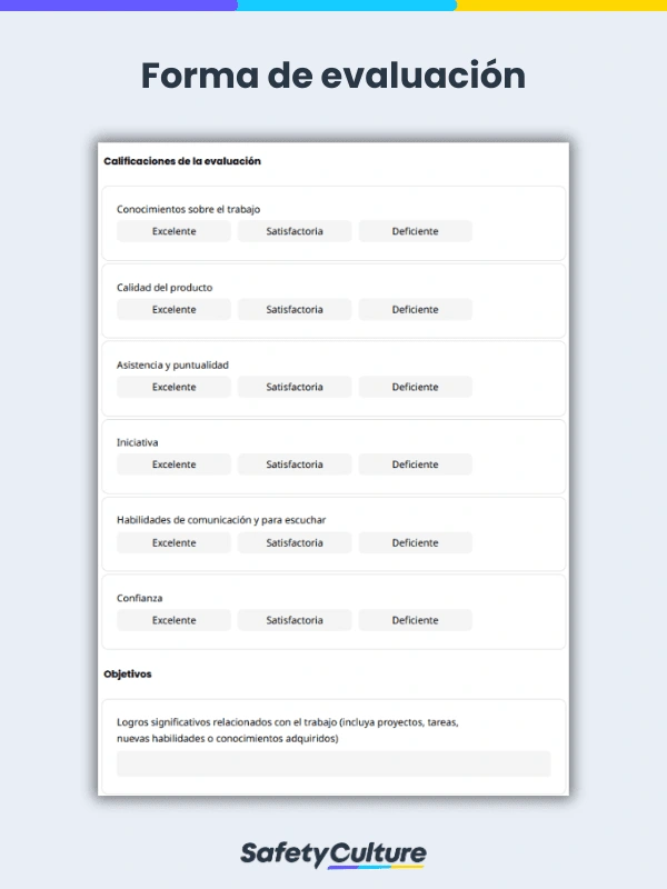 Employee Evaluation Form