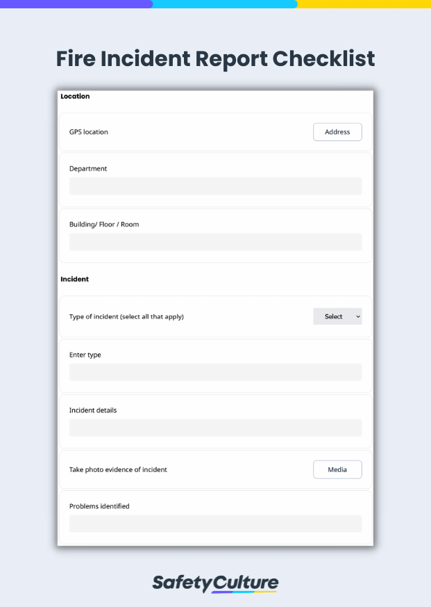 Fire Incident Form