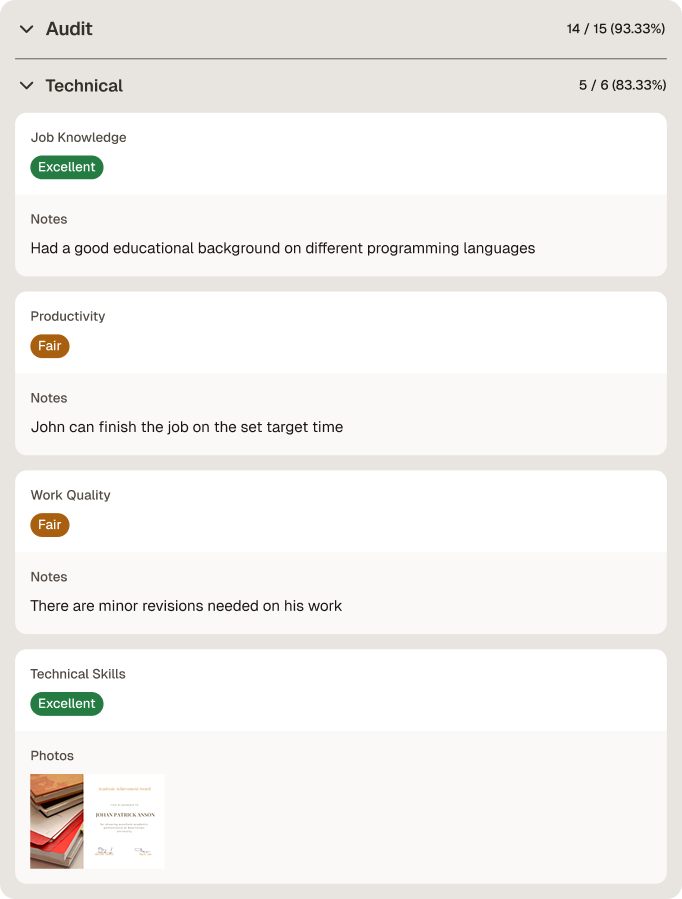Competency Assessment Template