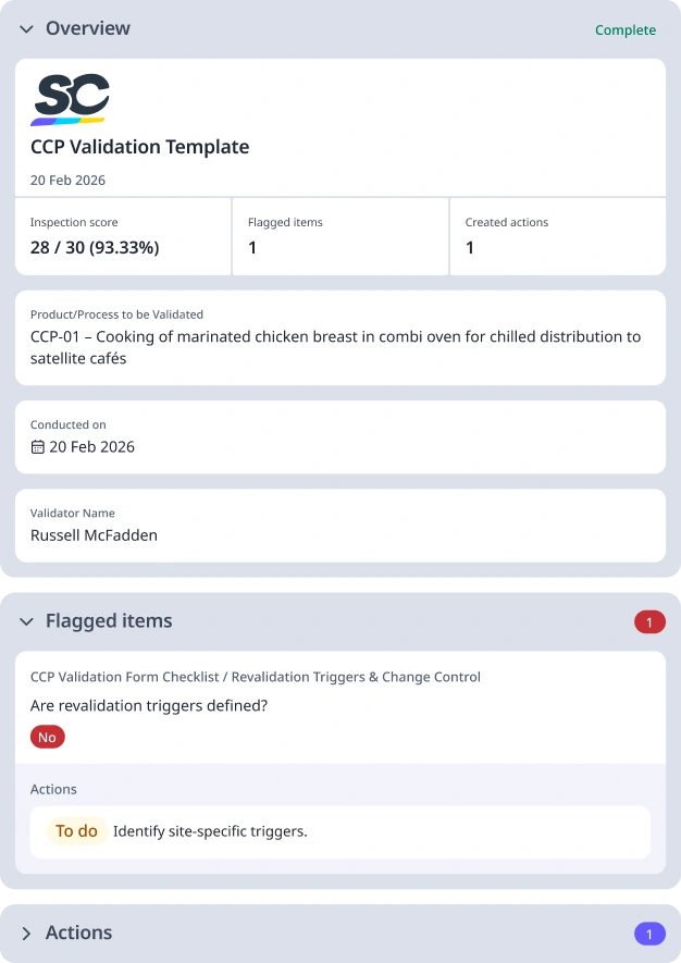 CCP Validation Template Featured Template