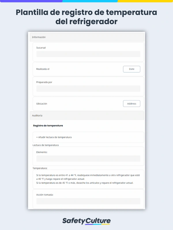 temp log template