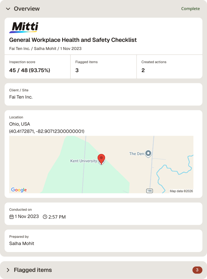 Safety Culture Assessment