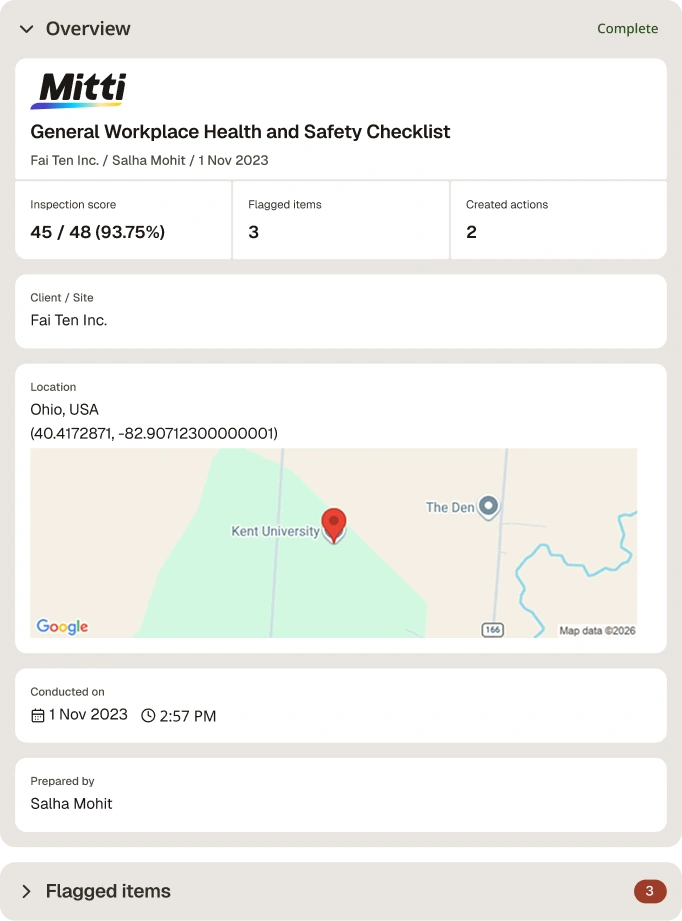 Safety Culture Assessment