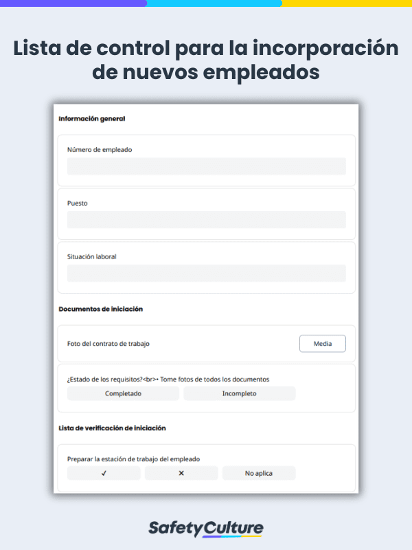 new employee onboarding checklist
