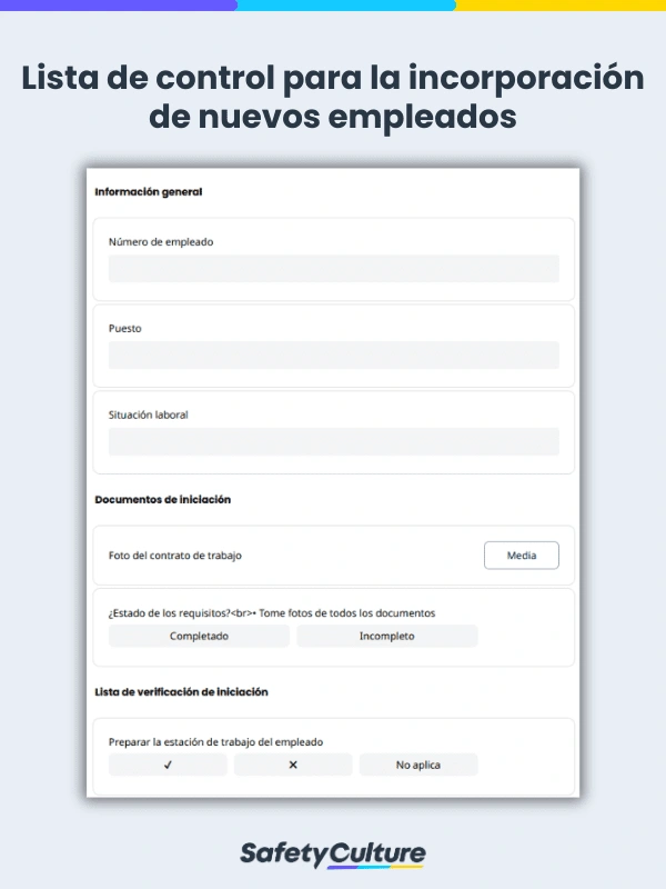 new employee onboarding checklist
