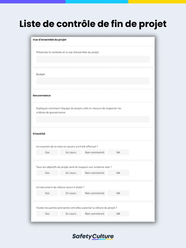 project closure checklist