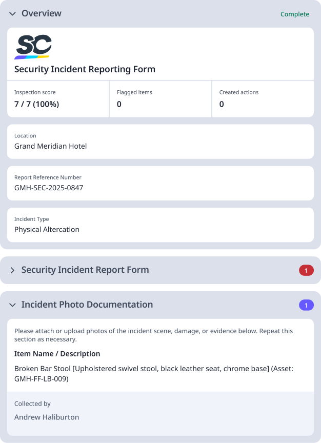 Security Incident Reporting Form Featured Template Image