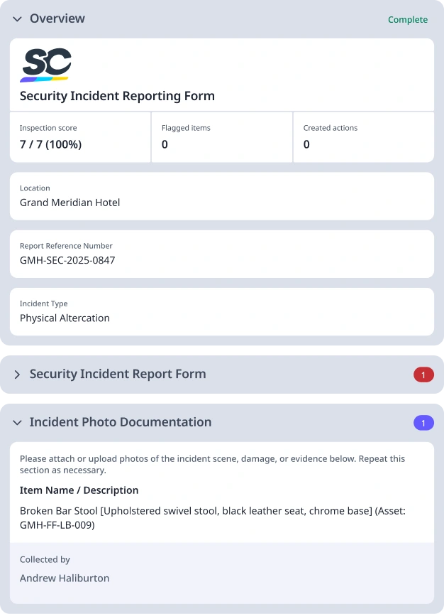 Security Incident Reporting Form Featured Template Image
