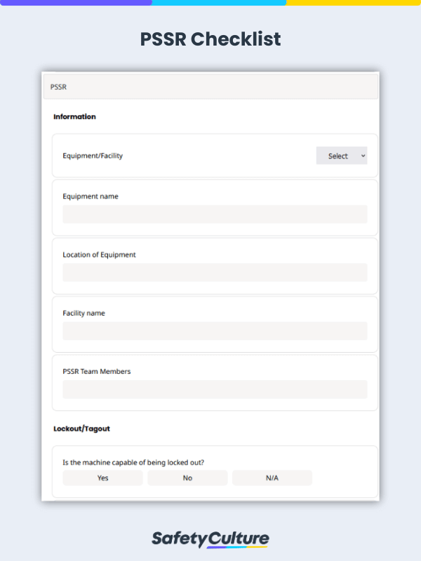 1. Allgemeine PSSR-Checkliste