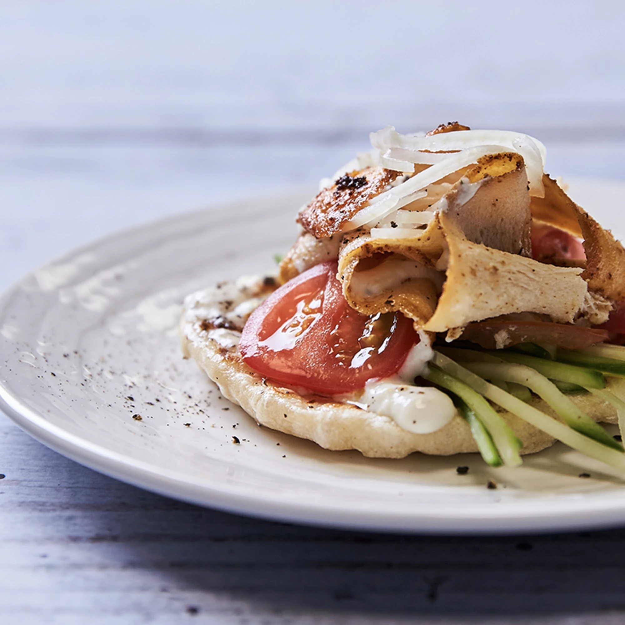 Vegetarian Shawarma Kebab-image