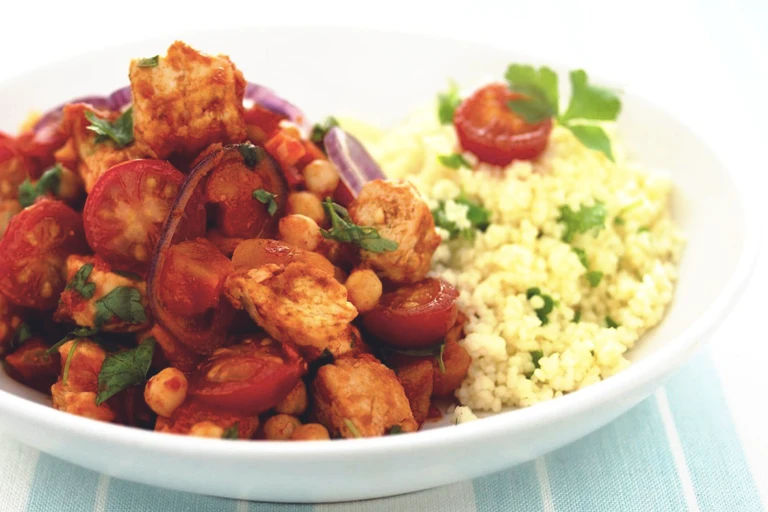 moroccan tagine with quorn pieces vegetarian recipe