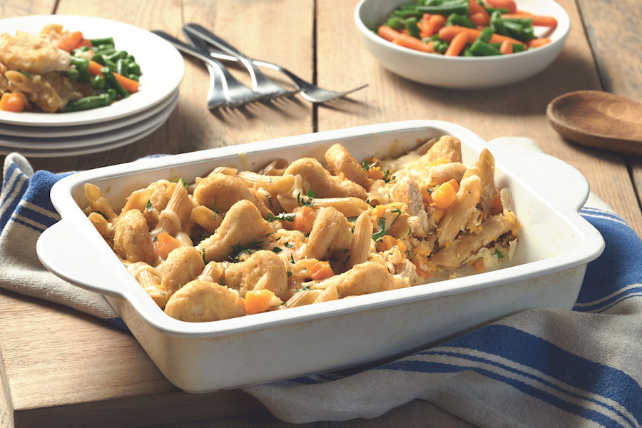 Crispy Nuggets and Butternut Squash Mac & Cheese Recipe