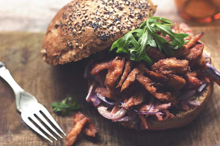 Vegetarian Pulled BBQ Burger Recipe With Meat-Free Quorn Fillets