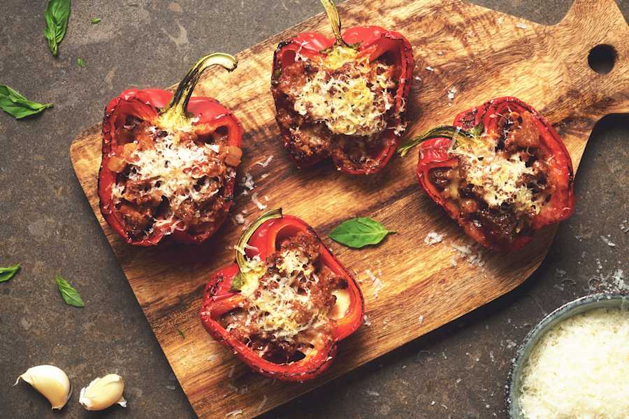 Quorn Vegetarian Stuffed Peppers | Meatless Recipes | Quorn