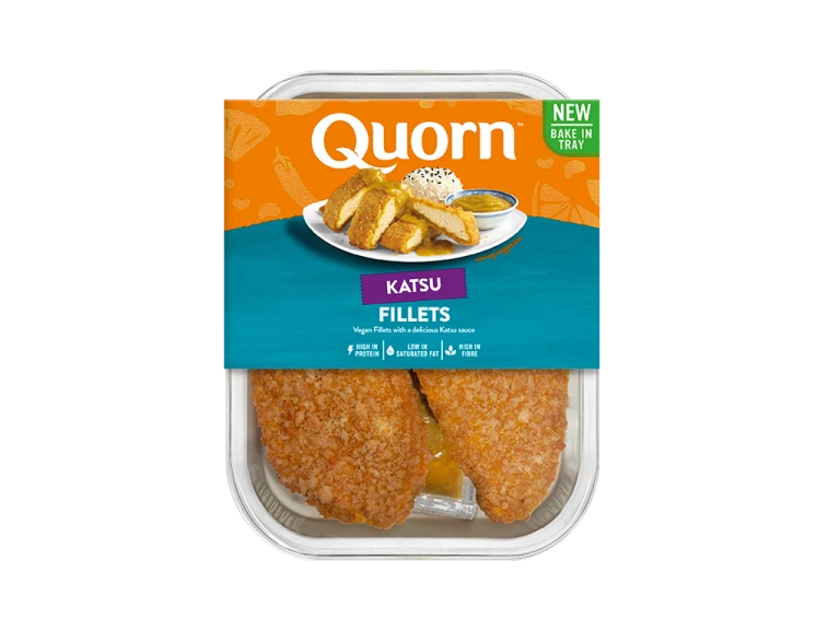 Quorn Vegan Katsu Fillets packaging.