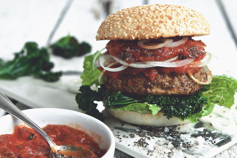 Chia Salsa Burger – Glutenfri