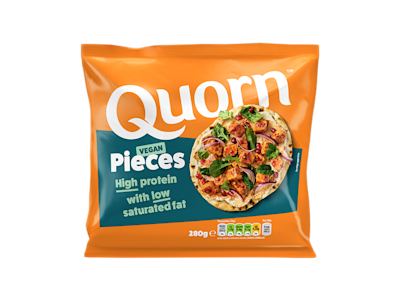 Quorn Vegan Chicken Pieces packaging.