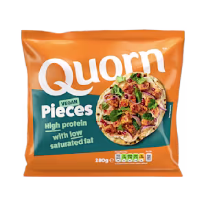 Quorn Vegan Chicken Pieces packaging.