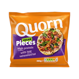 Quorn Vegan Chicken Pieces packaging.
