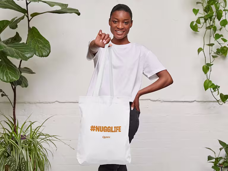 Quorn nugglife tote bag