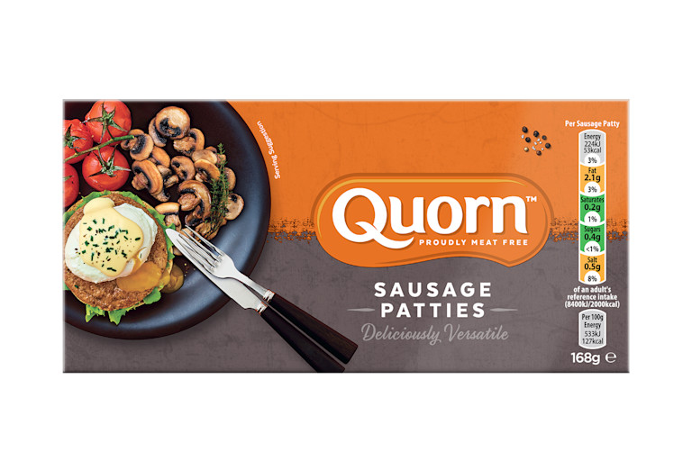 frozen meat free quorn sausage patties
