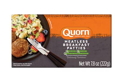 frozen meatless quorn sausage patties