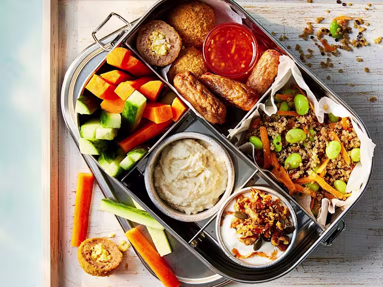 High protein snack bento box 1024x768