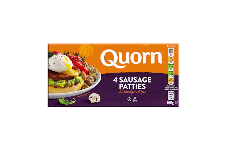 frozen meat free quorn sausage patties