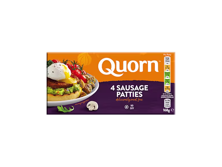 frozen meat free quorn sausage patties