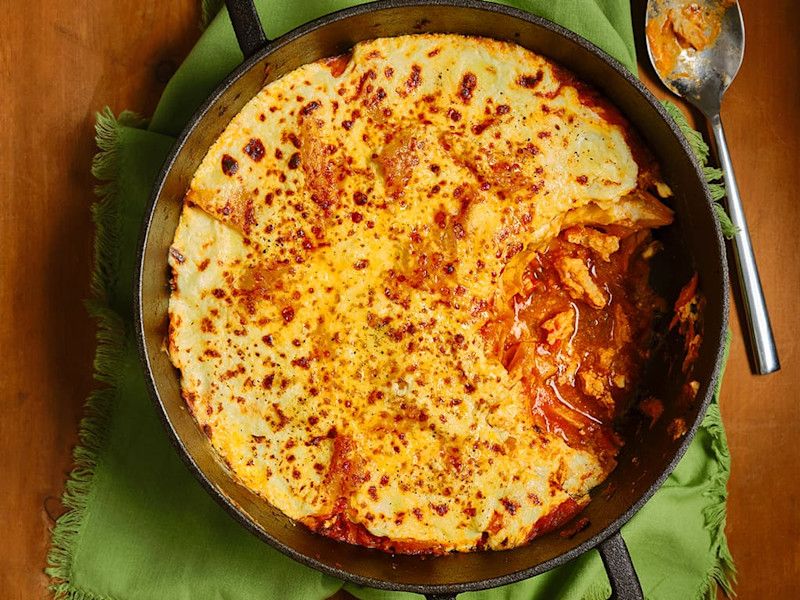 One Pan Quorn Vegetarian Chicken Lasagne | Quorn
