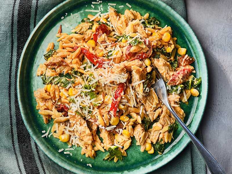 Creamy Vegetarian Quorn Fillet Orzo | Quorn